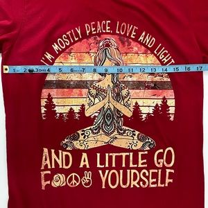 Women’s red t-shirt as shown | size M | gently worn